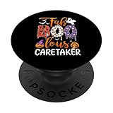 Fab Boo Lous Custode Boo Fantasma Zucca Caregiver Halloween PopSockets PopGrip Intercambiabile