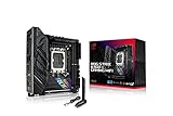 ASUS ROG STRIX B760-I GAMING WIFI Intel® B760 LGA 1700 Scheda madre mini-ITX, DDR5, PCIe 5.0 x16 SafeSlot, 2 slot PCIe 4.0 M.2, 2.5G Ethernet, USB 3.2 Gen 2x2 Type-C®, AEMP II, Aura Sync RGB