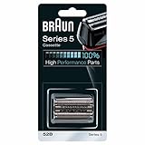 Braun Cassette 52B Lamina e Blocco Coltelli di Ricambio per i Nuovi Rasoi Braun della Serie 5