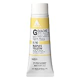 Holbein Acrylic Gouache Artists Acrylic Polymer Emulsion, 40ml Naples Yellow (D740A)