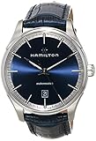 Hamilton Jazzmaster H32475640 - Orologio automatico da uomo, 80 ore di riserva di carica, Blu, Classico