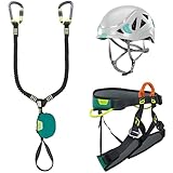 Climbing Technology Via Ferrata-Kit Classic M Unisex Adulto, Verde