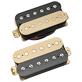 Musiclily Set Pickups Humbucker Manico Ponte per Chitarra Elettrica, Zebra