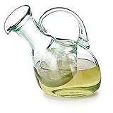 Tilted Wine decanter with Ice Pocket