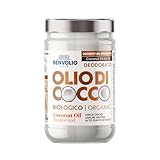 BENVOLIO - Olio di Cocco Biologico Deodorato | 950ml | Puro, Versatile e Inodore | Senza Lattosio | Idratante per Pelle e Capelli | Cucina e Cura Personale | Coconut Oil, Kokosöl