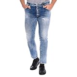 Dsquared2 Pantalone Lungo S71LB1255-S30664 Uomo, Denim, 46