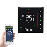 Qiumi Wifi Thermostat Air Conditioning with 4-tube,Smart Life APP Remote Control, Works with Alexa Google Home,95~240V AC