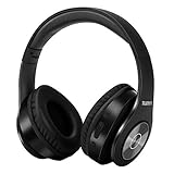 TUINYO Cuffie Bluetooth Wireless, Over Ear Cuffie Stereo Senza Fili con 35 Ore di Riproduzione con bassi profondi, Padiglioni Morbidi di Memoria-Proteici, Microfono incorporato-Nero