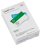 GBC Confezione da 100 Pouches per Plastificazione a Caldo, Formato Documento ID con Finitura Lucida, Spessore di 2 x 125 Micron, 65x95 mm, 3740301