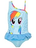 My Little Pony Costume da Bagno per Ragazze Mio Mini Pony Blu 4-5 Anni