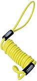 ABUS Memory Cable - cavo promemoria per il richiamo visivo del blocco disco freno la sicurezza della moto, giallo