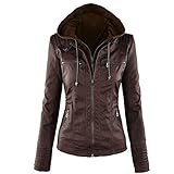 WHZXYDN Maniche Lunghe Ladies Leather Jacket Pu Leather Jacket Women s Short Leather Jacket Women s Jacket Woman s Jacket Motorcycle Suit