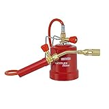 OXYTURBO KIT SALDATORE PROFESSIONALE CANNELLO GAS OXYFLEX IRON CON PORTA CARTUCCIA IN METALLO, MONO GAS SALDATURA DOLCE E FORTE, RISCALDO