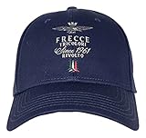 Aeronautica Militare Cappello Uomo HA1132 Cappellino Ricamato Pilota Frecce Tricolori (Blu Navy)