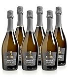 Magrine | Prosecco DOC Extra Dry "Il Prosecco DOC più Desiderato" Vino Spumante Italiano Metodo Martinotti Prosecco DOC di Treviso con Uve 100% Glera 6 Bottiglie da 750 mL