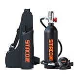 SMACO Mini Scuba Tank, Bombola Subacquea Bombole da Immersione Ossigeno Bombola con 15-20 Minuti Diving Ossigeno Serbatoio Bombola Sub Respiro Sott Acqua Dispositivo(Consegna in 10 Giorni)