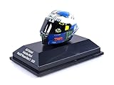 Minichamps Casco AGV Valentino Rossi-Moto GP Misano Race 2 2020 1:8 Auto Miniatura Collezionabile, Multicolore 399200086