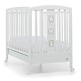 Foppapedretti Babyzoo Lettino con Sponda Regolabile, ‎131 x 71 x 103 cm, 21 Kg, Bianco