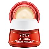 Vichy Crema Viso Giorno Anti-età, Adatta al Trattamento di Rughe Profonde e Linee Sottili, Levigante, Con Peptidi Pro-Collagene e Vitamina Cg, Liftactiv Collagen Specialist, 50 ml