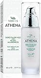 VOVEES Athena - Siero Viso Antirughe con Acido Ialuronico Bio Puro (30ml) - Effetto Immediato - Stimola Collagene - Vegano e Made in Italy, Vetro