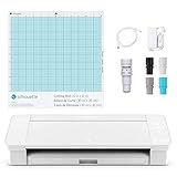 Silhouette America Silhouette Cameo 4 Cutting Machine, Bianco, forza di taglio fino a 5 kg, Larghezza di taglio: 30,5 cm