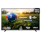 Hisense TV 40" QLED FHD 40E53NQT, Smart TV VIDAA U6, HDR10, Game Mode, Dolby Atmos, Works with Alexa, Tuner DVB-T2/S2 HEVC 10, lativù