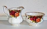 Royal Albert/Lattiera e zuccheriera originale/Old Country Rose/Rofu/Action/Kik