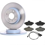 AOQ-COPPIA KIT DISCHI FRENO + PASTIGLIE ANT. COMPATIBILI CON FIAT 500 1.2 (312) DISCO PIENO diametro 240mm (ANNO FINO A: 05-2015)