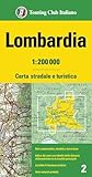 Lombardia 1:200.000. Carta stradale e turistica