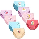 FedMois Slip Bambina Intimo Mutande Mutandine Cotone 2-9 Anni Confezione da 8, Flamingo e Gatti, 2-3 Anni