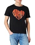 cotton division Uxrockyts003 T-Shirt, Nero, L Uomo