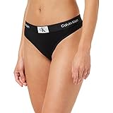 Calvin Klein Modern Thong 000Qf7221E, Perizoma Donna, Nero (Black), M