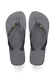 Havaianas Brasil, Infradito Unisex - Adulto, Steel Grey, 39/40 EU