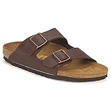 Birkenstock 51703 Arizona Sandali unisex adulto, Marrone (Dunkelbraun), 36