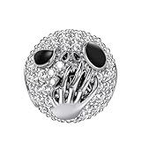 MariaFonte Charm New 2024 Compatibile Tutte Marche Bracciali Collane Teschio Fantasma Zucca Halloween Portafortuna Argento 925 Compleanno Anniversario Ciondoli Originale Amicizia Mamma Natale