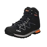 CMP Uomo Athunis Mid Trekking Shoe Wp Scarpe da Camminata, Nero Antracite, 42 EU