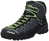 SALEWA Ms Alp Trainer Mid Gtx, Scarpe da camminata Uomo, Onyx/Pale Frog, 44.5 EU