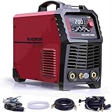 ARCCAPTAIN Saldatrice TIG 200Amp AC/DC con funzione impulso 230V, 99% DARCH Brevetto ARC saldatura alluminio, MMA, IGBT