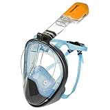 Maschera snorkeling GALAXY FULL-FACE L/XL Blue