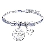 FGHJK Regalo Sorella Braccialetti Donna Braccialetto Bracciale Sorella Bracciale Acciaio inossidabile Regali Laurea Regalo Sorella Compleanno Regalo Sorella Maggiore (1)