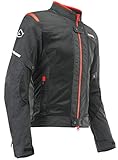 ACERBIS GIACCA CE RAMSEY VENTED NERO/ROSSO XL, 0023744.323.068