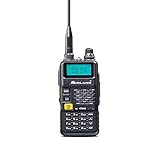 Midland CT590 S Radio Ricetrasmittente Amatoriale Dual Band 128 Canali Memorizzabili - 1 Ricetrasmettitore, Antenna, Clip Cintura, Pacco Batteria Li-Ion 1500mAh, UHF, Nero