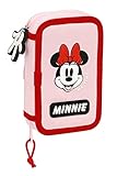 PLUMIER DOBLE PQÑO 28 PCS MINNIE MOUSE "ME TIME"