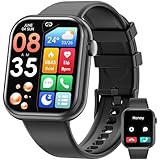 Smartwatch con Chiamate Bluetooth,1,85   Smartwatch per Uomo Donna,Orologio Sportivo Impermeabile IP67 con Oltre 100 Modalità Sportive,Fitnesswatch con Contapassi Cardiofrequenzimetro per Android iOS