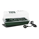 HORTOSOL 10w Mini serra Riscaldata plastica rigida 31x17,5x17,5 cm