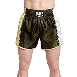 LEONE 1947 Training Pantaloncino Kick-Thai Unisex – Adulto, Verde, AB760