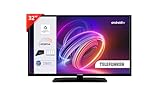 TELEFUNKEN Smart TV 32" HD Ready TE32553G54V4DAZ, TV LED 32 Pollici con Google Assistant Integrato, Compatibile con Google Home, Digitale DVB-T2, Dolby Vision HDR10, Android TV, Dolby Audio