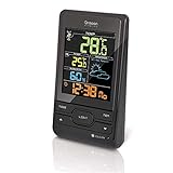 Oregon Scientific BAR206SX Stazione Meteo Wireless con LCD a Colori, Nero/Full Black