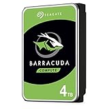 Seagate BarraCuda, 4 TB, Hard Disk Interno, SATA da 6 GBit/s, 3,5", 5400 RPM, Cache da 256 MB per PC Desktop (ST4000DM004)