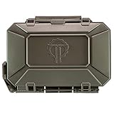 Thyrm DarkVault Comms Critical Gear Case, impermeabile, attaccabile a MOLLE (verde oliva), robusta custodia per cellulare, GPS, strumenti, Made in USA